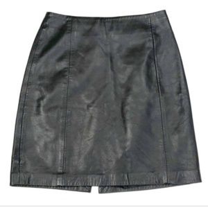 Michael Hoban  North Beach Leather 0 Leather Skirt